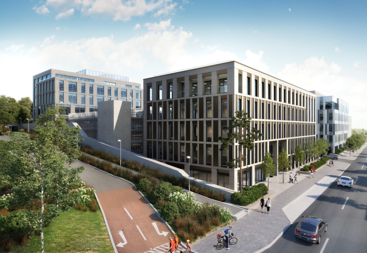 Pharma giant Eli Lilly's planned Basingstoke HQ CGI