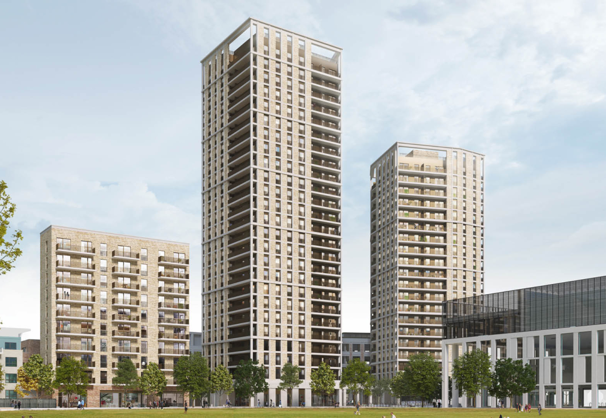 Housing blocks designed by architect FCBStudios