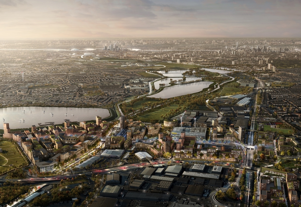 Meridian Water scheme which lies in a dedicated Opportunity Area and a Housing Zone next door to the Lee Valley Regional Park