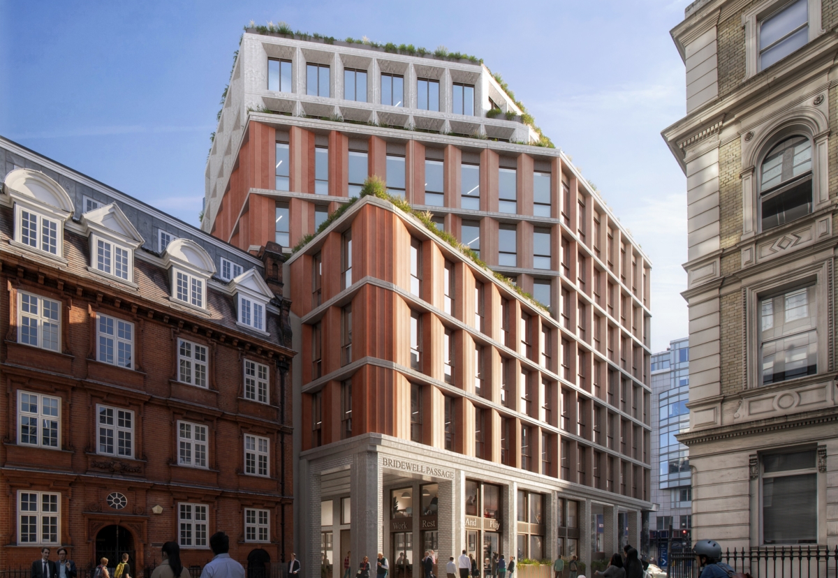 Planned 8-storey green retrofit job is located on New Bridge Street, near Blackfriars Station