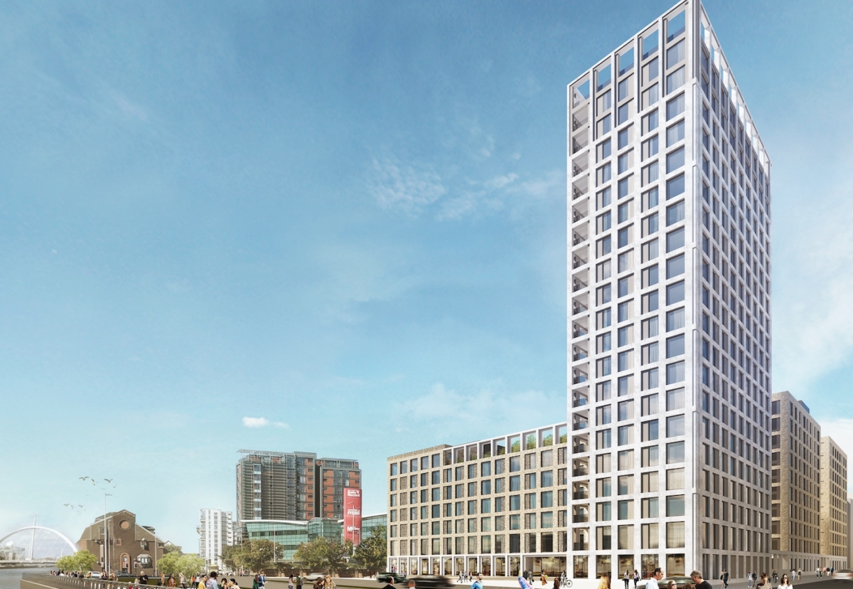 Central Quay private rental tower plan was drawn up by Keppie Design