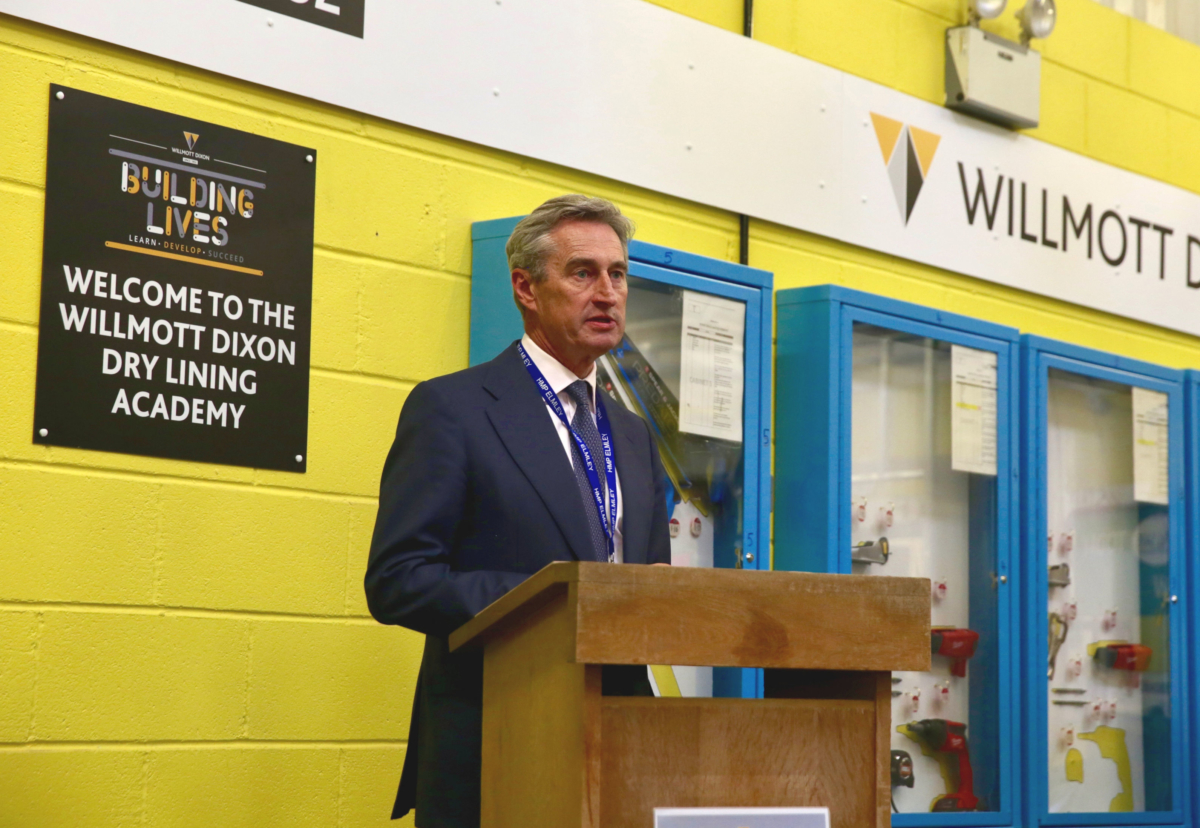 The academy was opened by group chief executive Rick Willmott this week