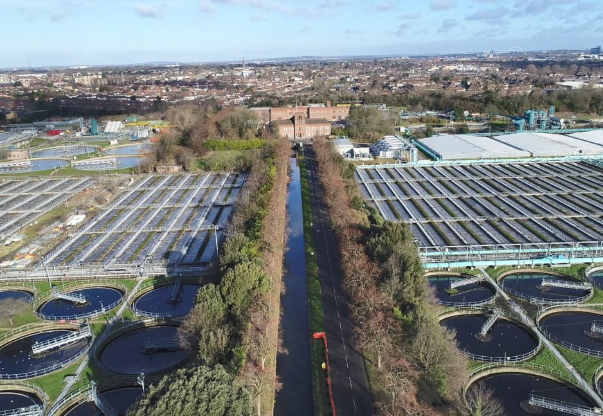 Mogden sewage treatment works was built in the 1930s