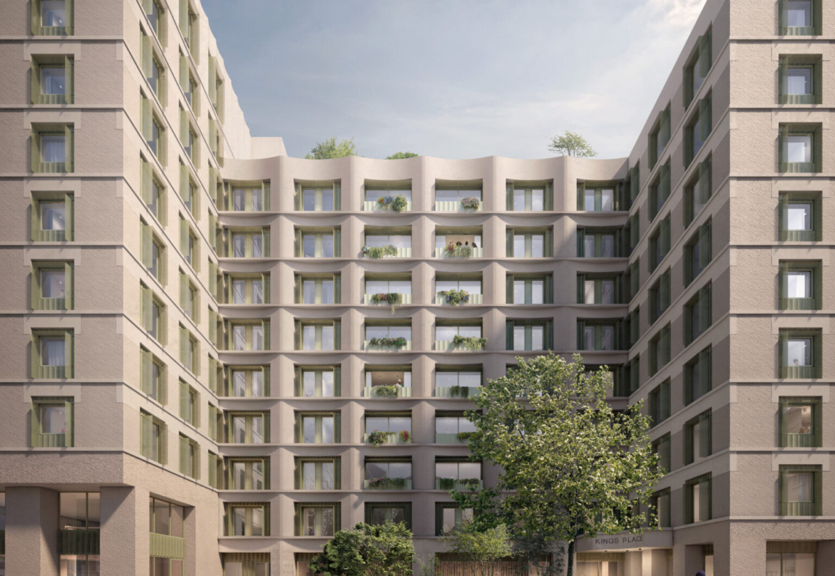 Architect Morris and Co designed the King's Place scheme