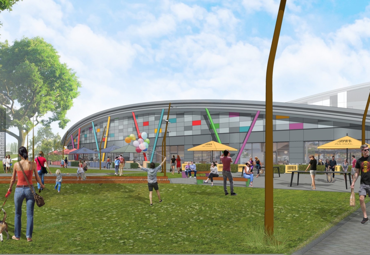 One section of the large leisure complex