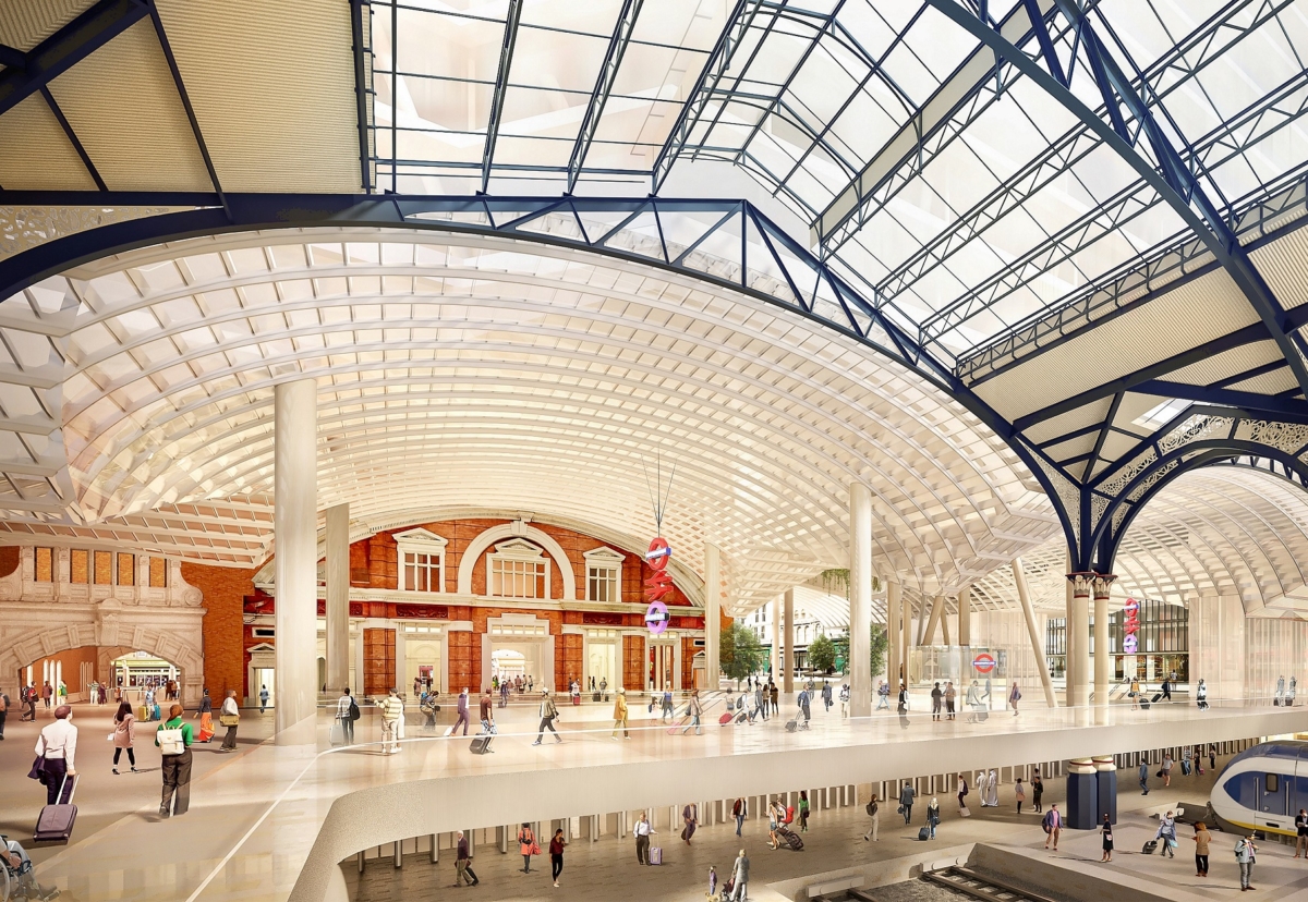 Liverpool Street upgraded concourse. ©Herzog & de Meuron 