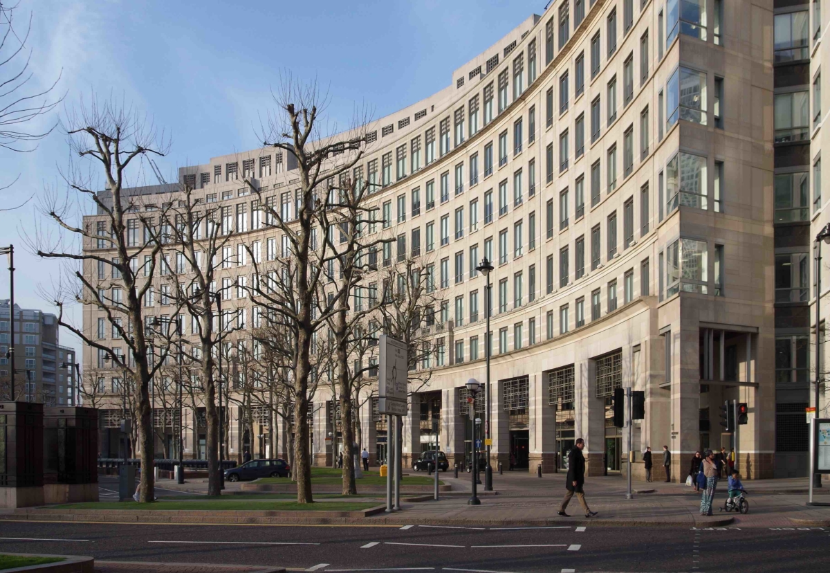 Crossrail's Westferry Circus office