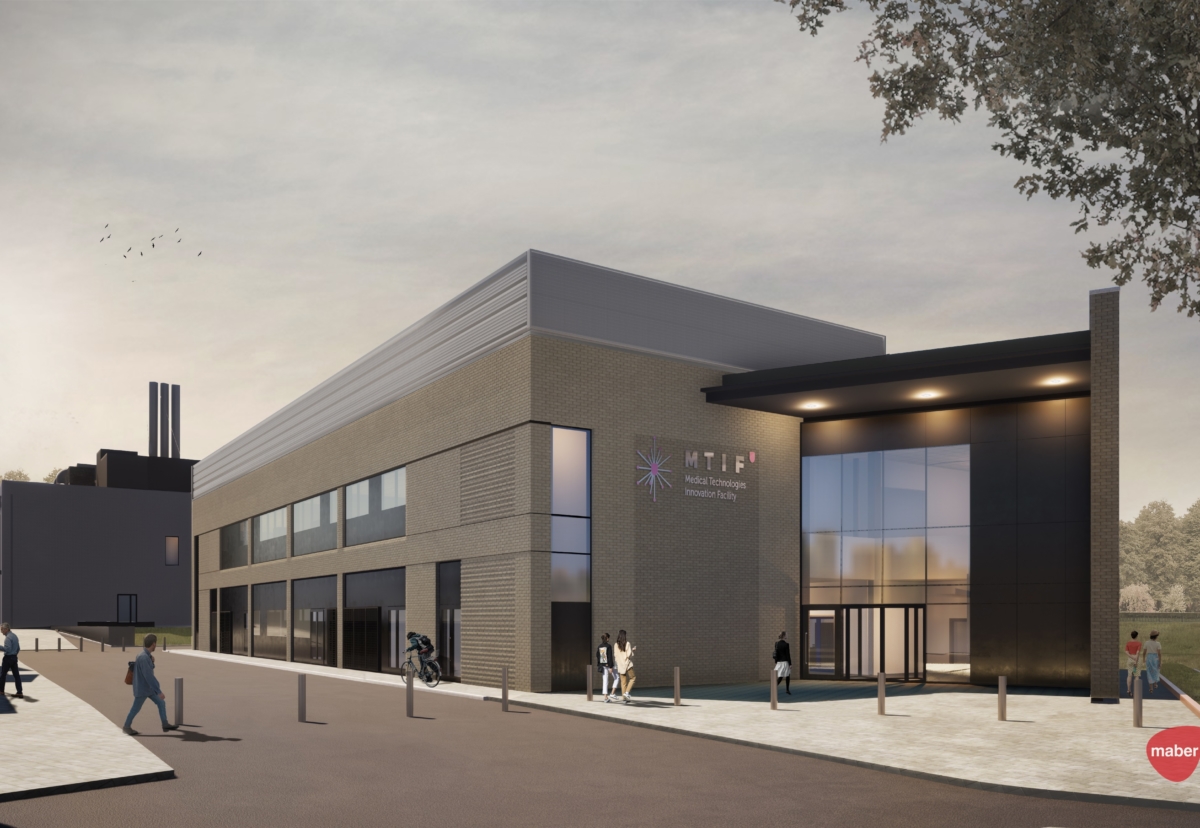 Two-storey medical research facility will feature clean rooms, a digital theatre and laboratories