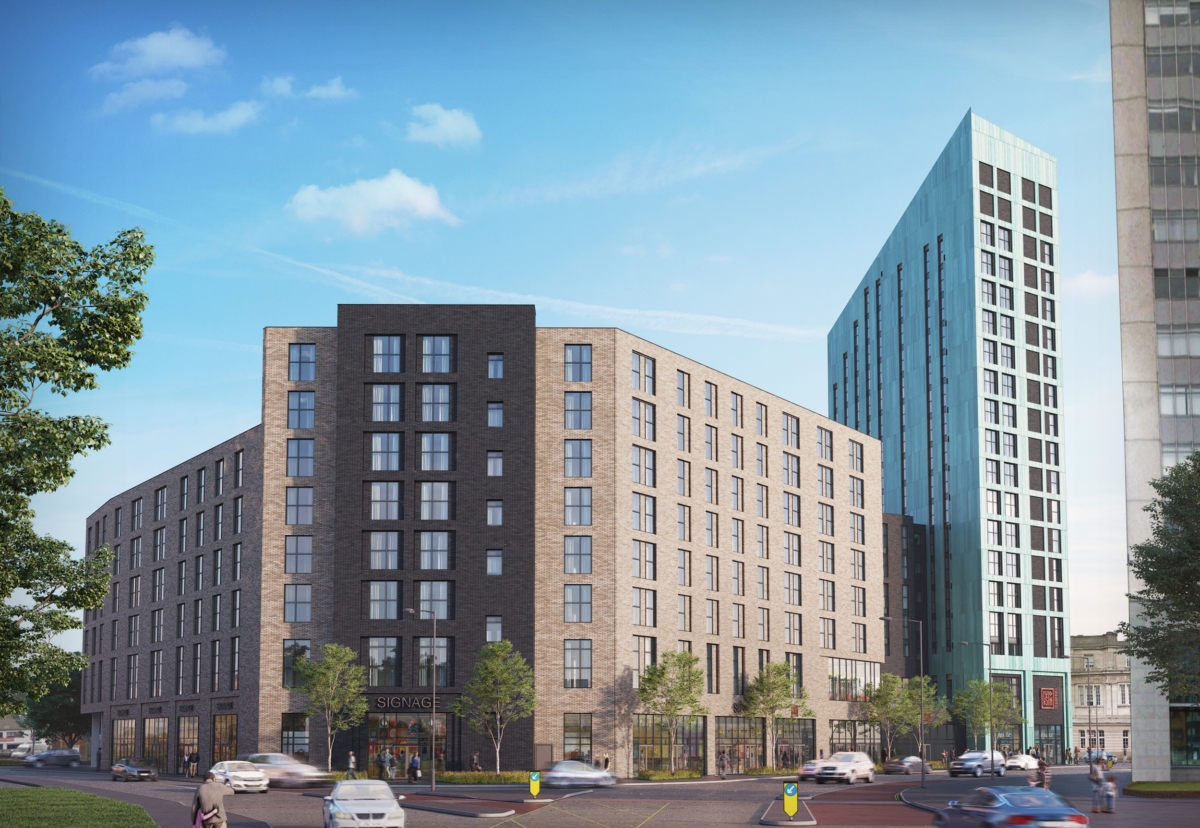 Mariner Road student accommodation scheme in Swansea