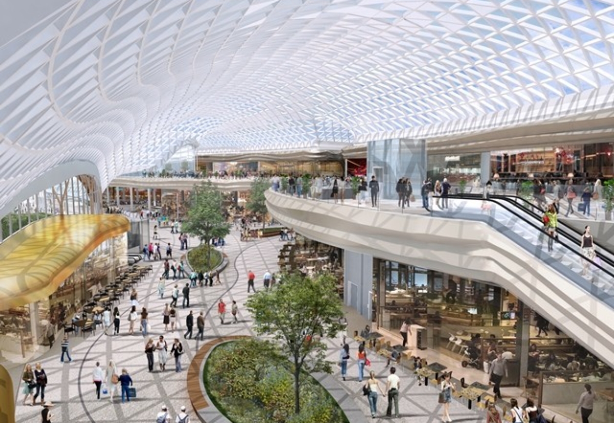 £300m extension will feature a striking undulating glazed roof structure