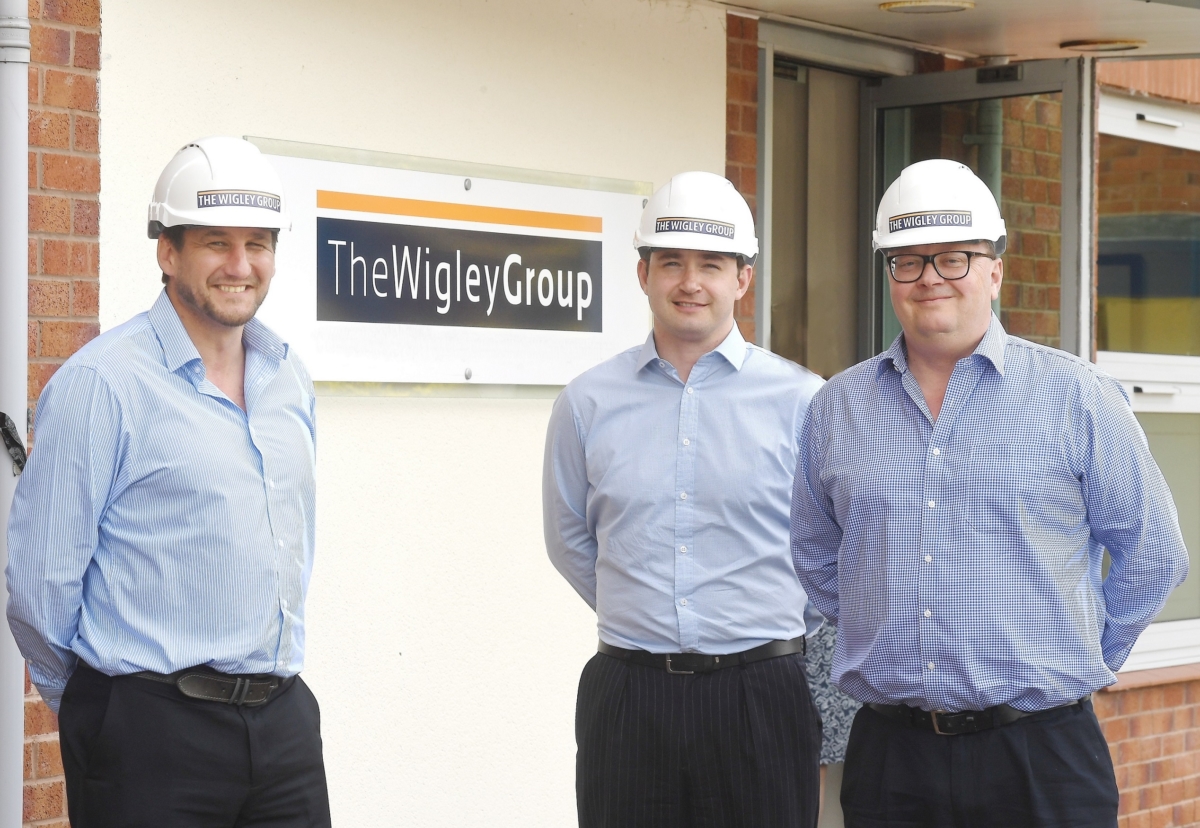 From left, Charlie Brooks, James Davies and Robert Wigley