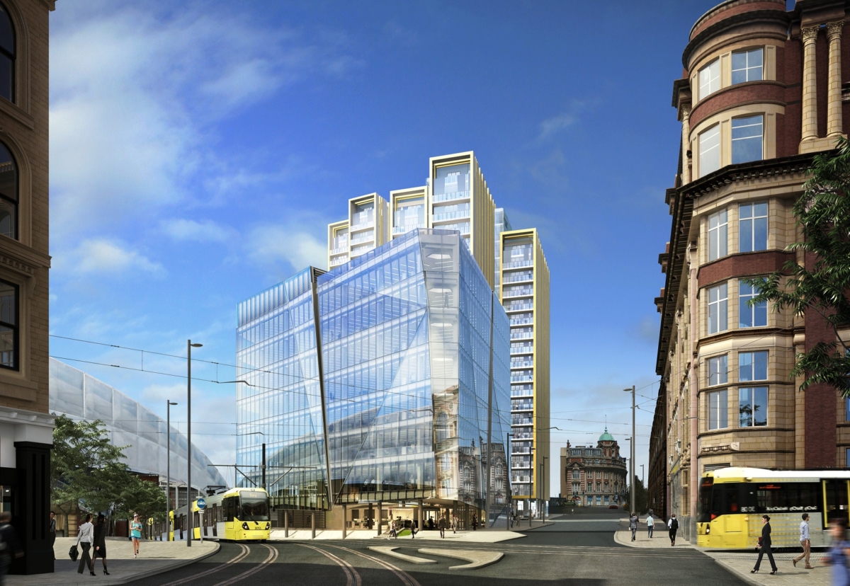 The site will contain offices and two resi towers