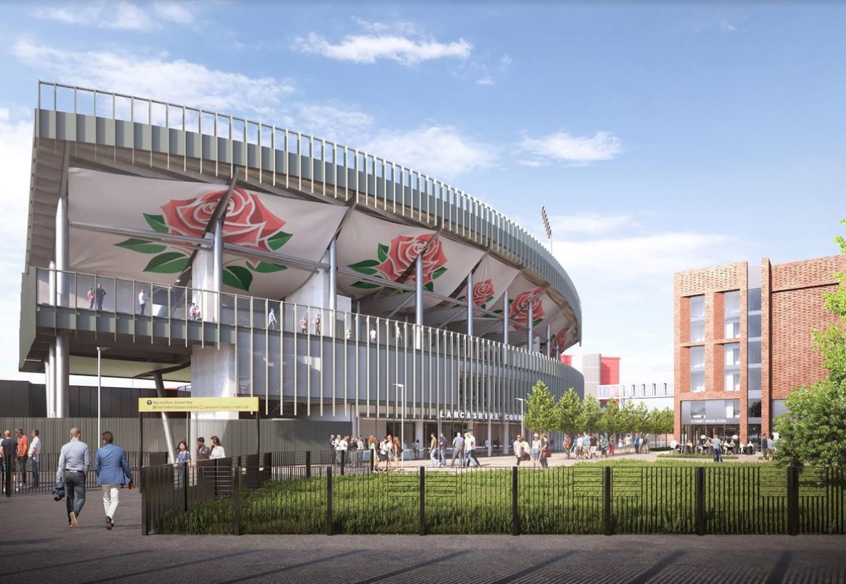 New stand and hotel extension will complete the redevelopment of Emirates Old Trafford