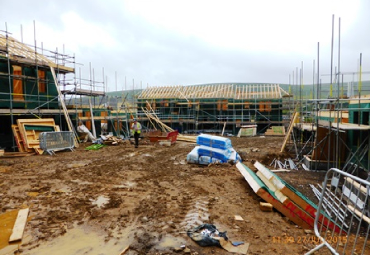 An HSE picture of the site under construction