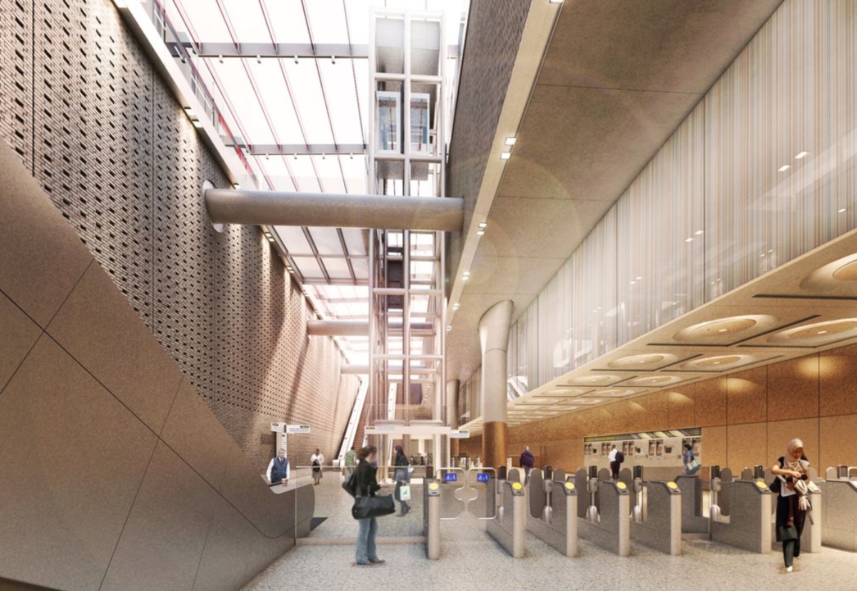 How the new station will look when finished in 2018