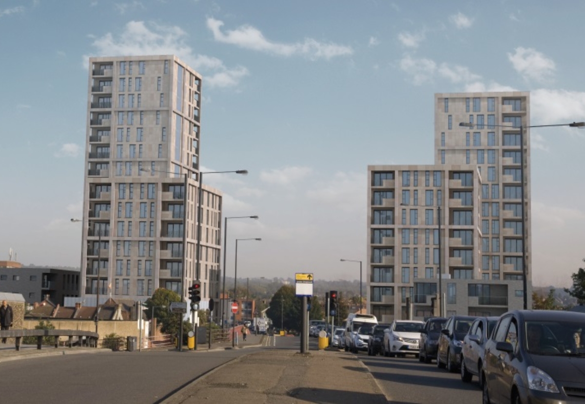 Designed by Moss Architects, the Palmerston Road scheme is for Origin Housing