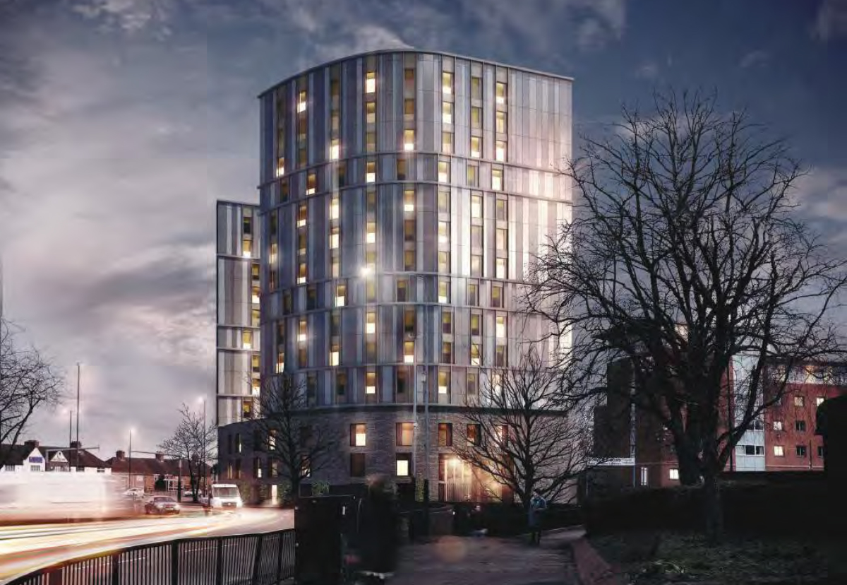 Planned student accommodation student accommodation on Paradise Street in Coventry 