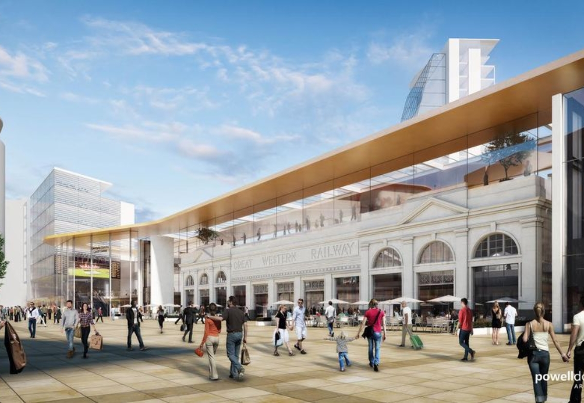 How the front of Cardiff Central Station could look