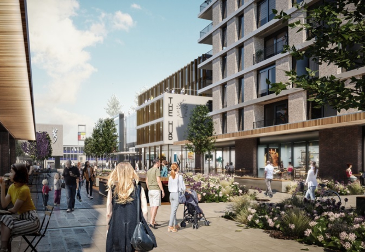 Stevenage town centre SG1 regeneration plan