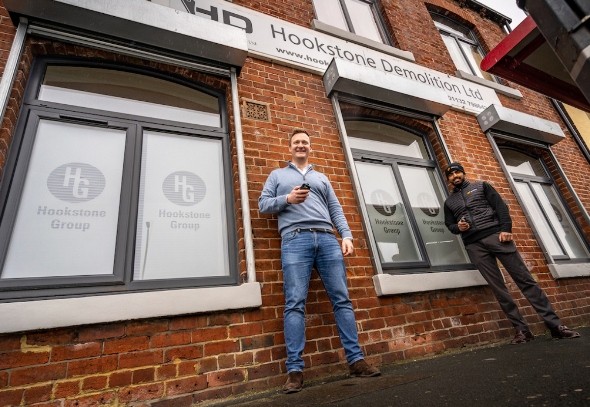 George Johnson of Hookstone Group (left) with Josh Bhandal of STORM