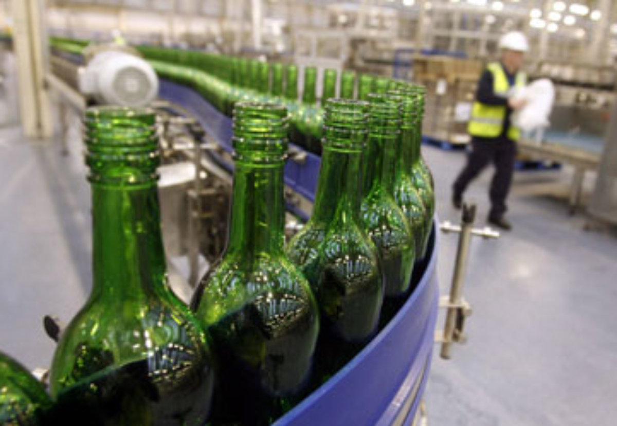 The wine warehouse and bottling plant is one of the largest in Europe