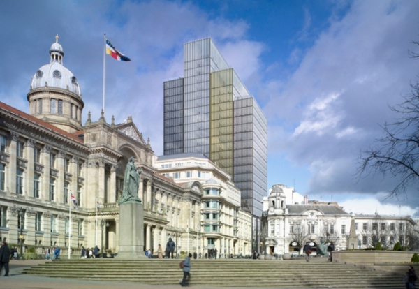 Stepped building planned for 103 Colmore Row site in central Birmingham
