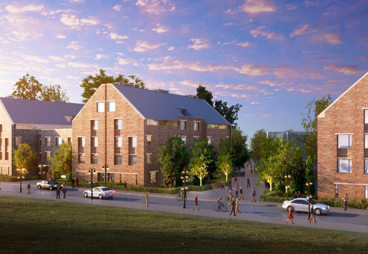 Several new blocks of student rooms will be built on a green field site at the manor park campus