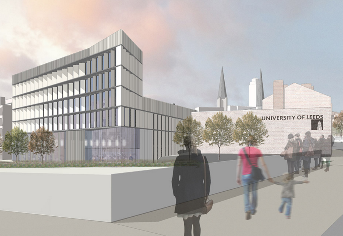Associated Architects has drawn up outline designs for Leeds University Innovation and Enterprise Centre