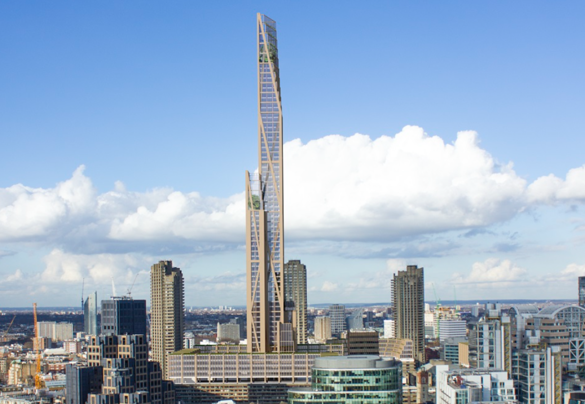 Slender "tooth-pick" like structure could rise to 80-storeys say engineers