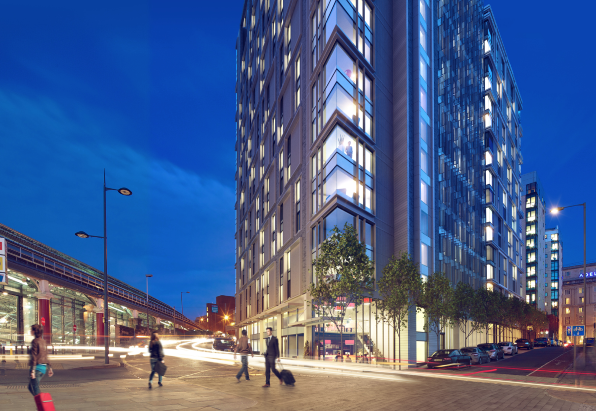 Planned student scheme next to Liverpool's Lime Street Station