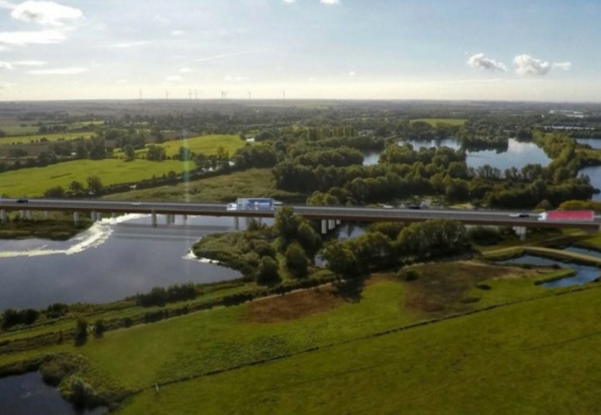 Costain/Skanksa contract includes a bridge over the the River Great Ouse