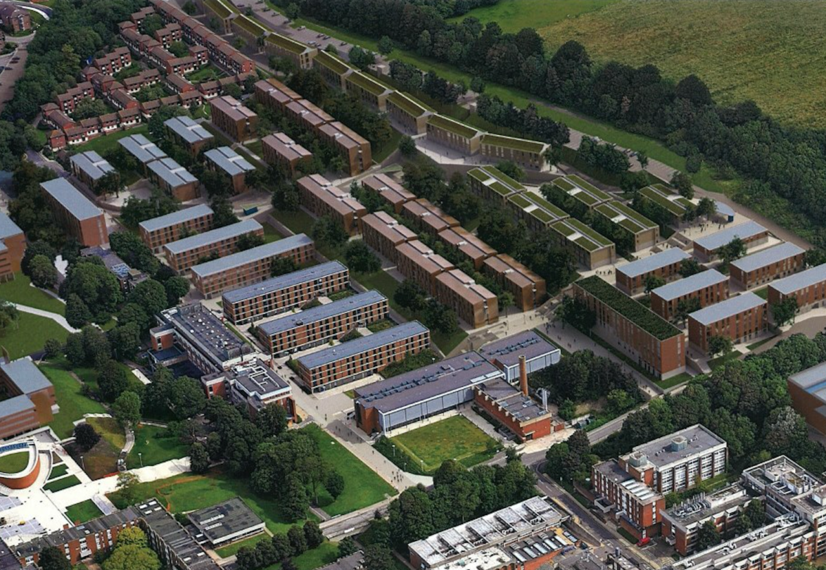 An artist's impression of how East Slope might look when it has been redeveloped.