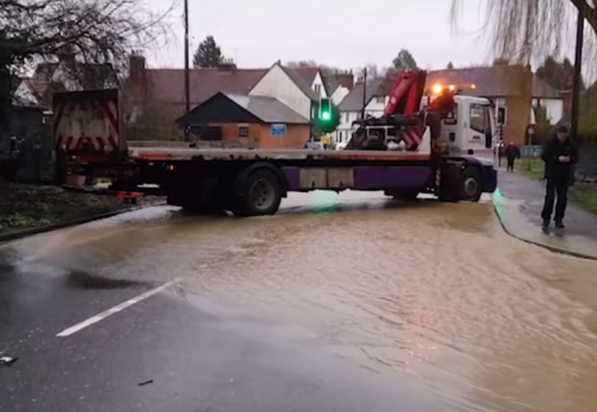 Little Hadlam suffered flooding in 2014
