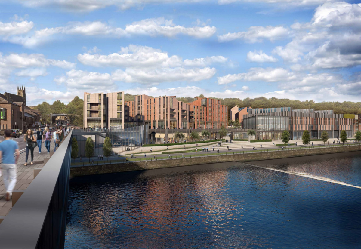 Carillion will build the Durham Riverside mixed-use scheme