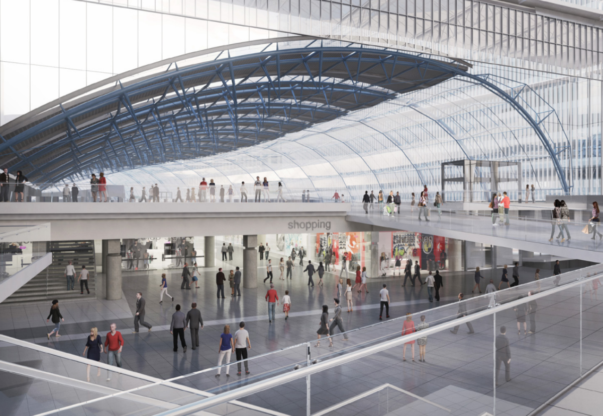 Network Rail and London & Continental Railways aim to create a shopping centre experience that compares with Birmingham New Street