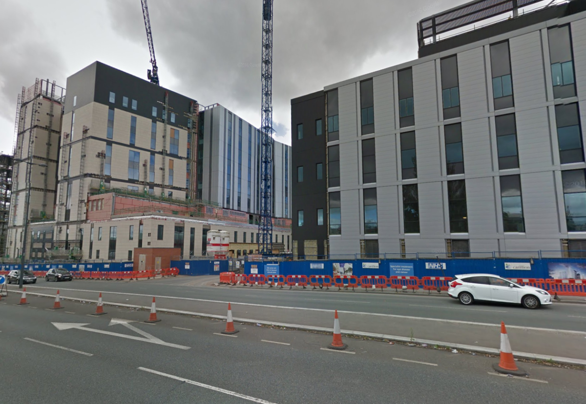 Work ground to a halt when Carillion collapsed