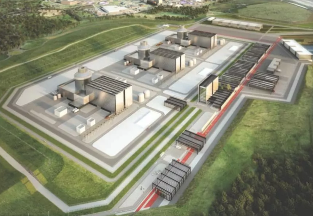 Moorfield nuclear power station was to be the biggest in Europe with three reactors