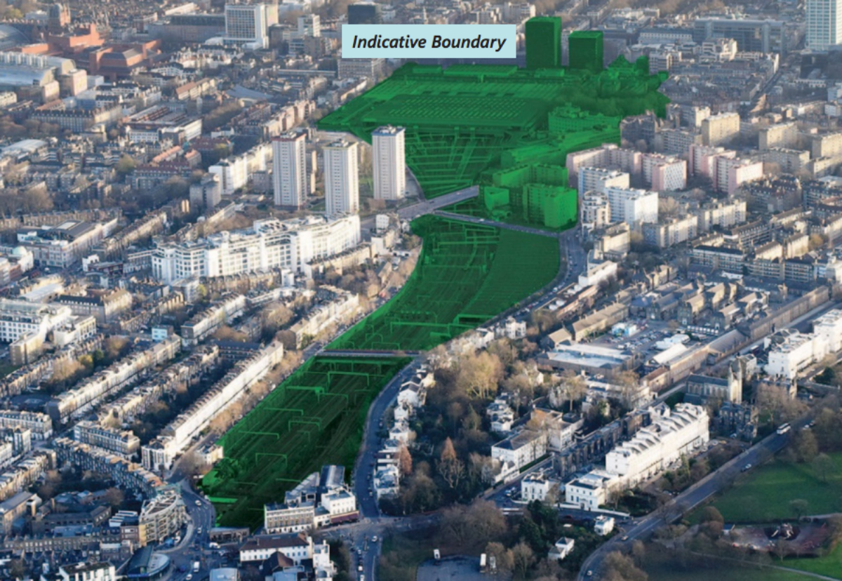 The redevlopment site at Euston is up to 22 hectares