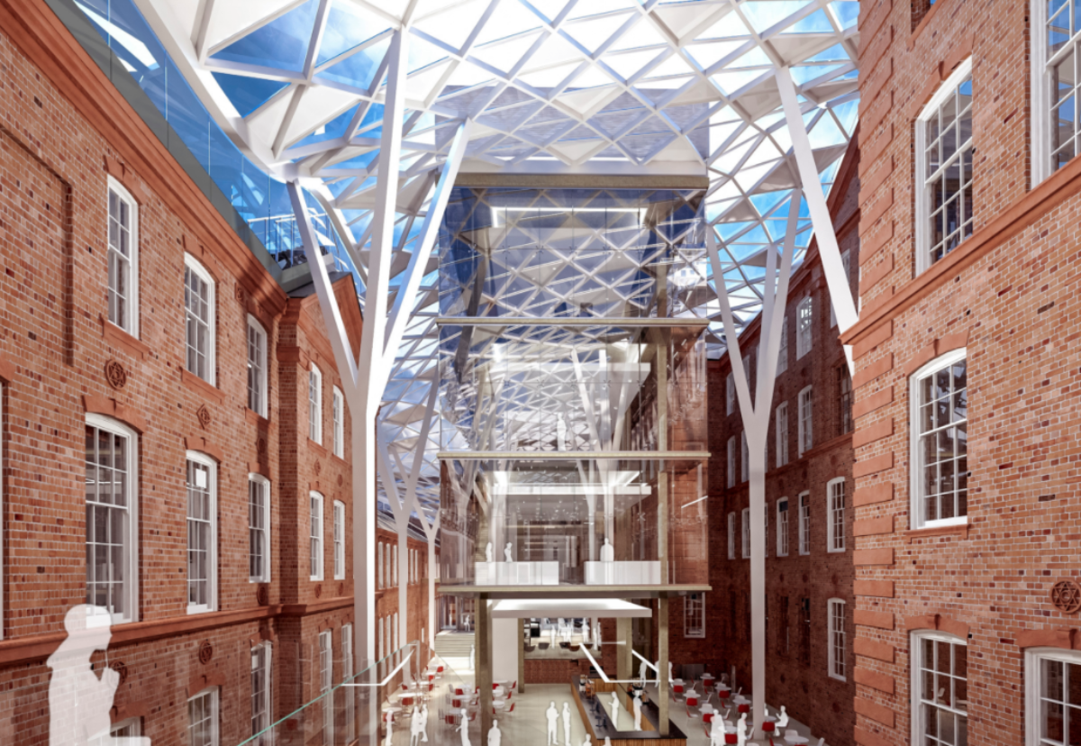 Four-storey atrium will connect  both the Mappin Building and Central Wing
