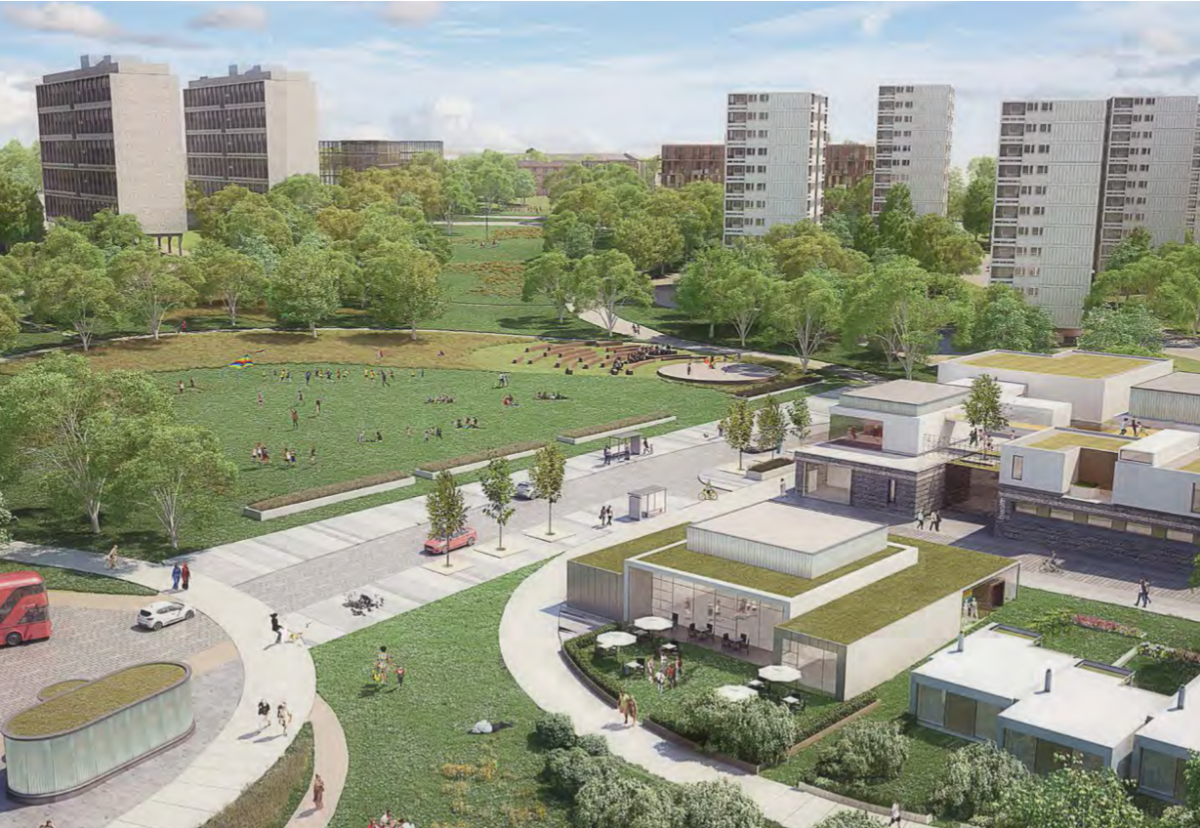 New community facilities will also be built in the expanded Alton Estate