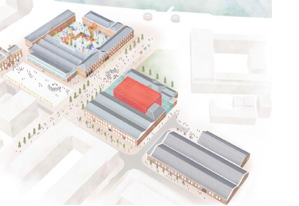 Several grade II listed buildings will be converted into theatres and performance space