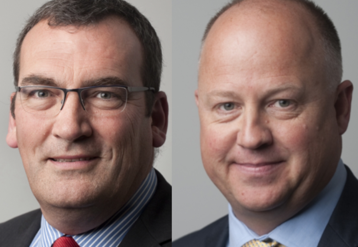 Paul Strachan (left) and Derek Quinn will drive growth in the South East and Midlands