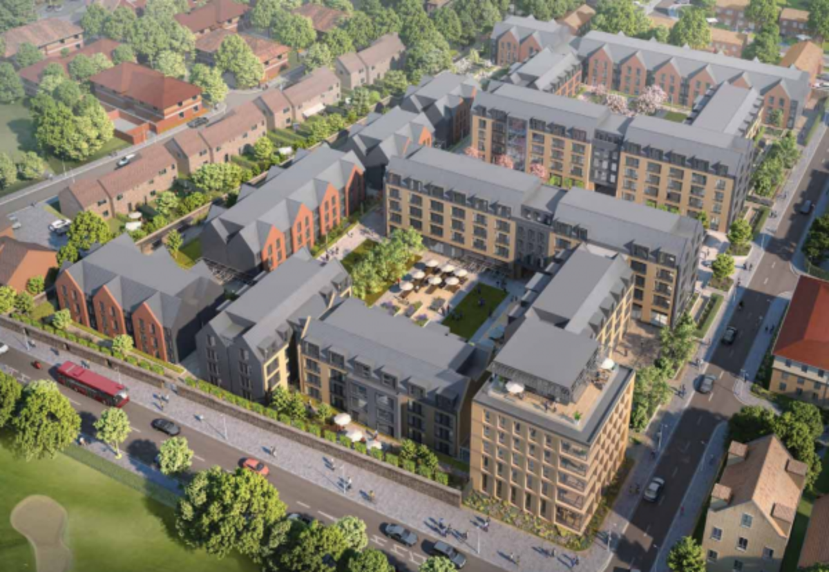 Plans have been submitted for an 885-bed halls of residence for Oxford Brookes university students
