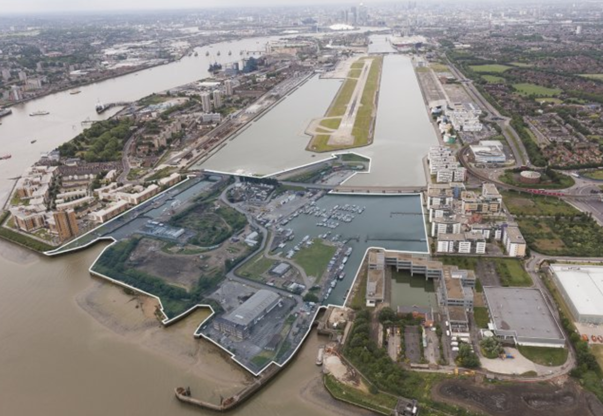 10 ha Albert Island site is largely owned by the Greater London Authority