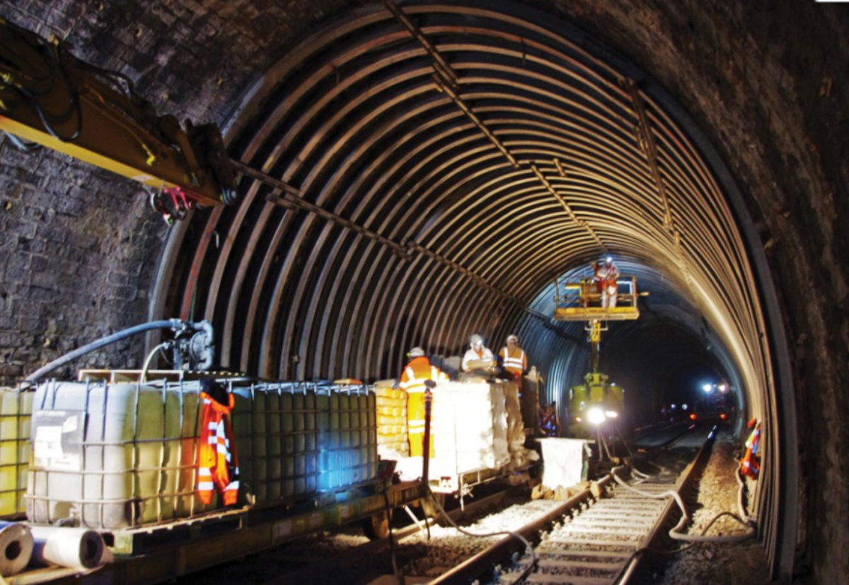 Network Rail is looking for new methods to refurbish its Victorian tunnel assets