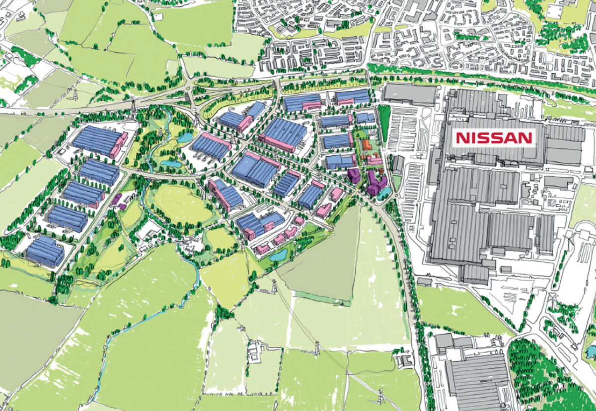 The International Advanced Manufacturing Park will be built next to Nissan in Sunderland