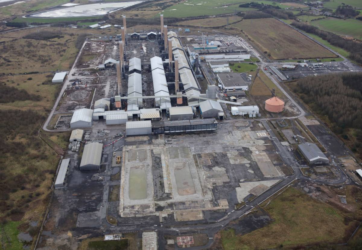 Many of the former industrial buildings on the site have now been demolished