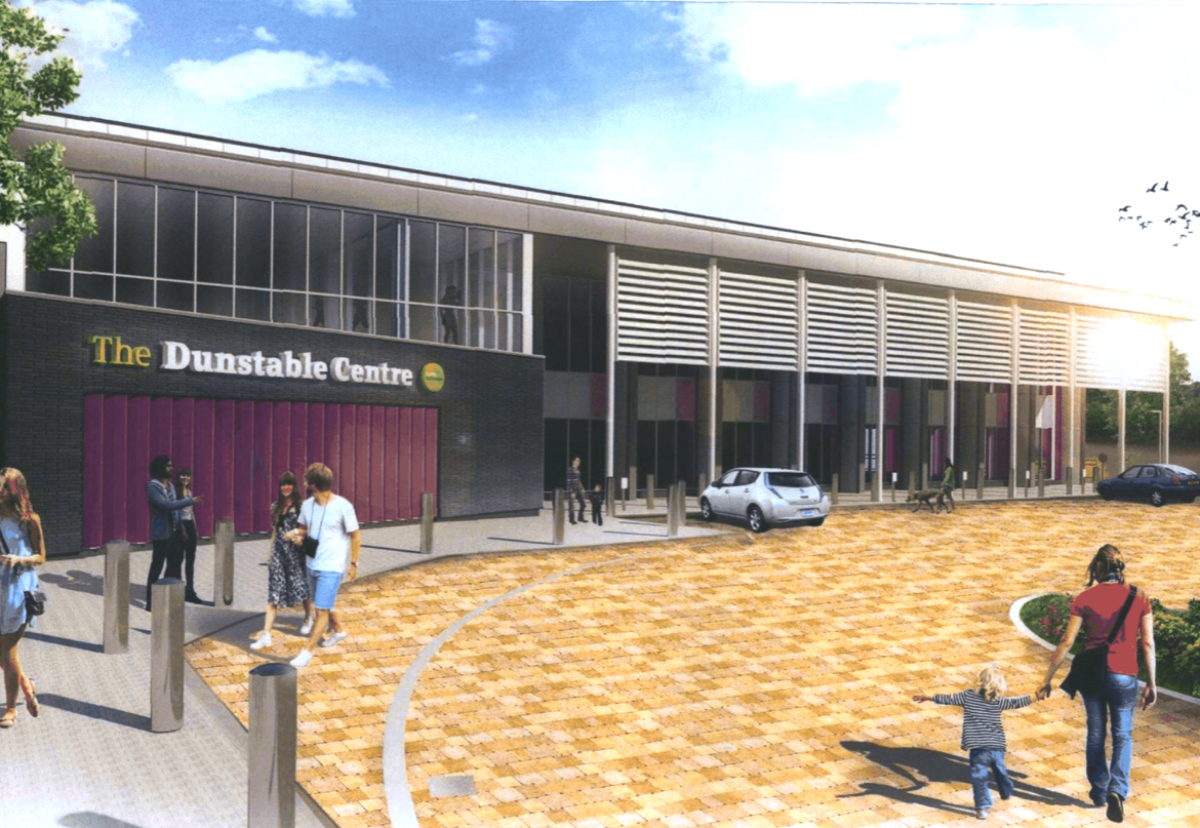 New Dunstable leisure centre will include a swimming pool and library