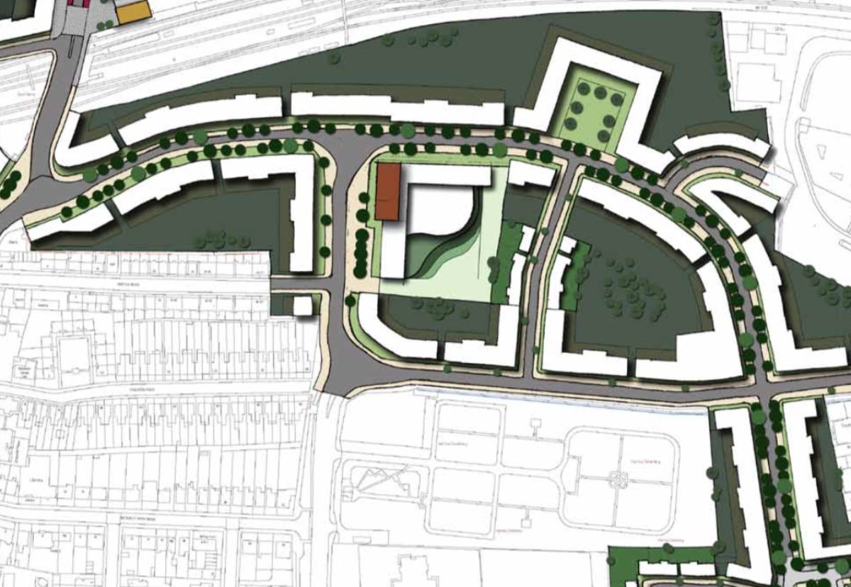 Merrick Road development plan near Southall Crossrail Station