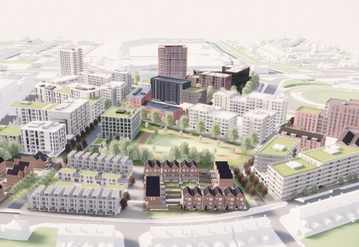 Architect Glenn Howell has designed the scheme for the former Birmingham City University campus site in Perry Barr